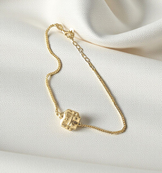 Gold-Plated Bracelet Golem - Reversible