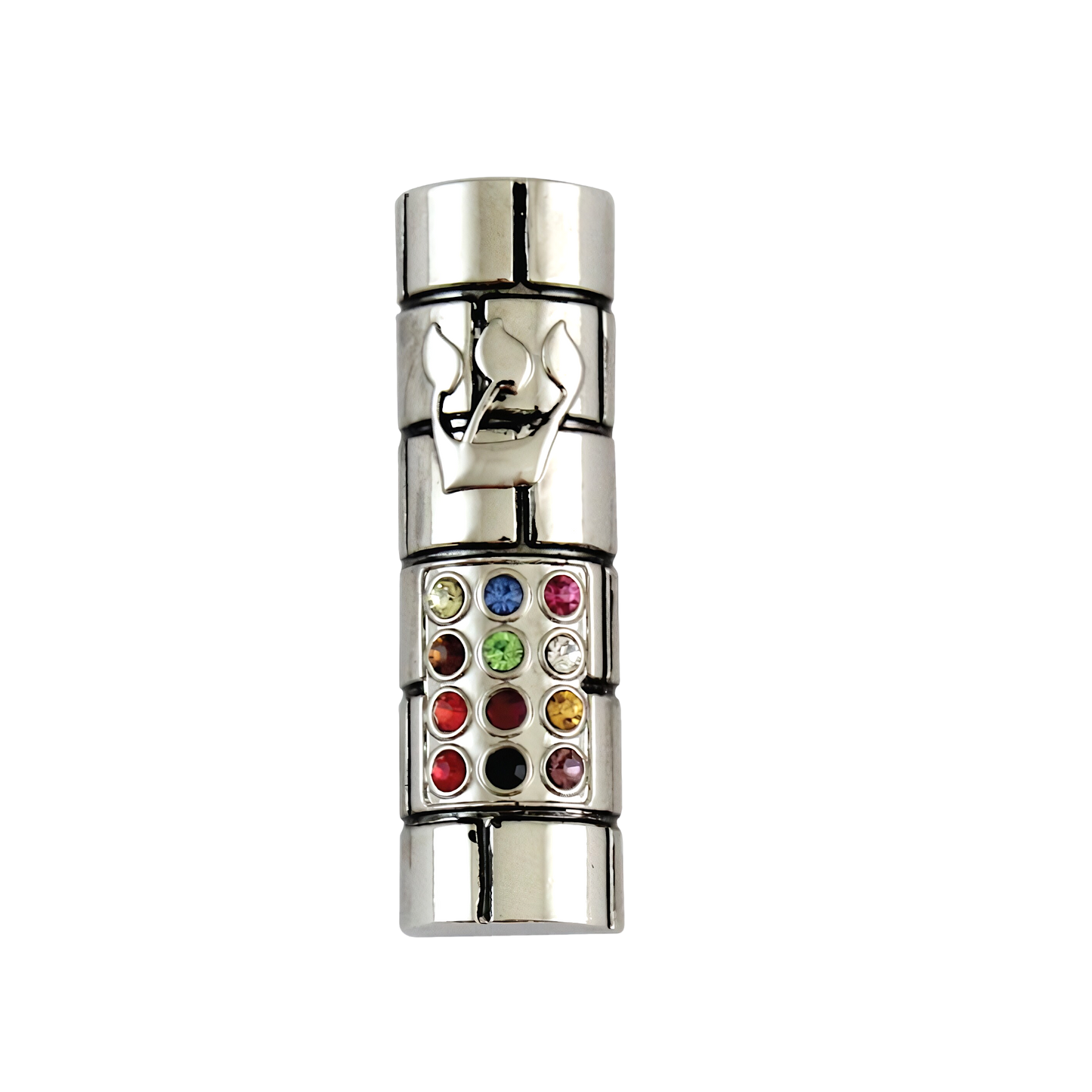 Nickel Car Mezuzah 6 cm - Choshen