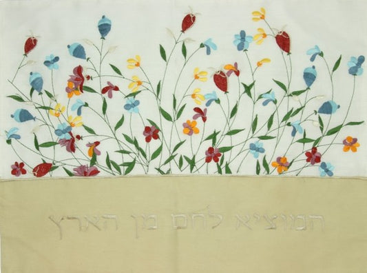 Přikrývka na chalu - květiny 1