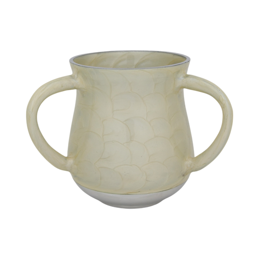 Hliníkový mycí pohár - slonová kost