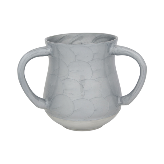 Hliníkový mycí pohár - stříbrná barva