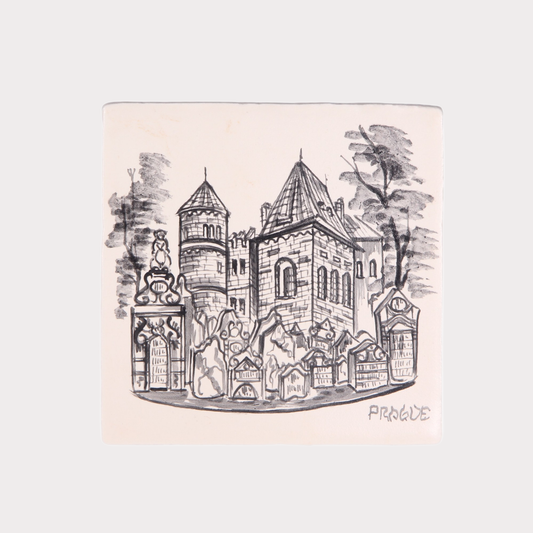 Keramická kachle - ručně malovaná