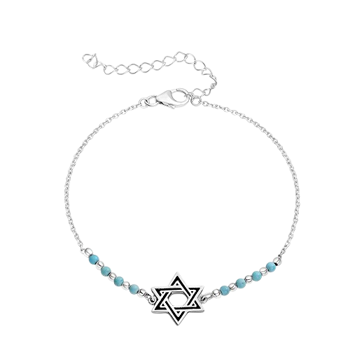 Silver Bracelet - Magen David