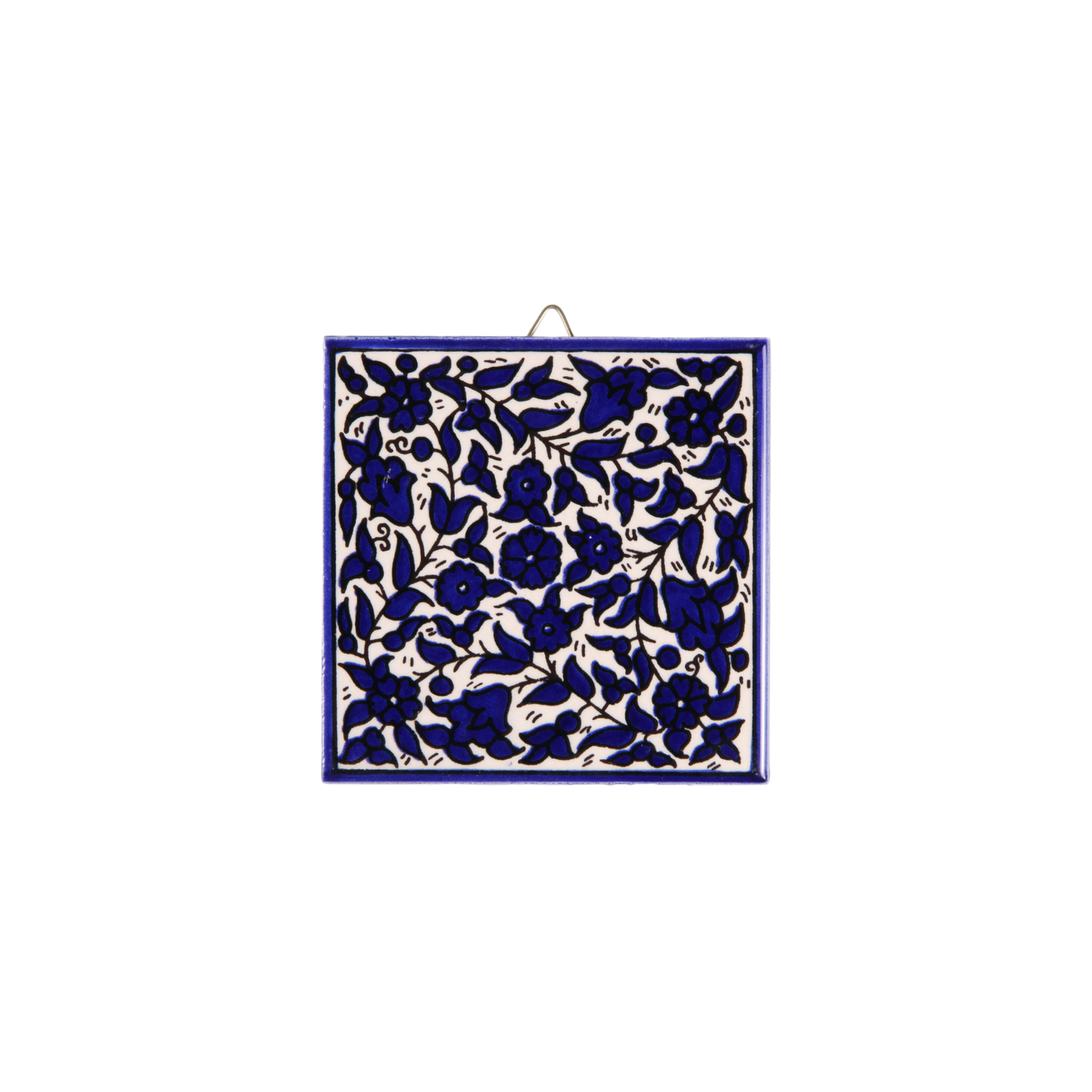 Armenian ceramic hanging Tiles - Plant and animal motifs / small
