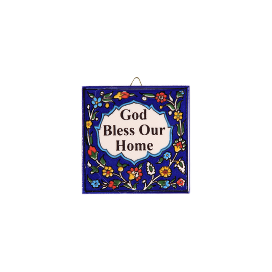 Arménská keramika kachle - Požehnání / malá