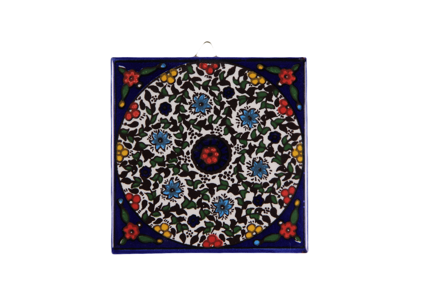 Armenian ceramic hanging Tiles - Plant and animal motifs / small