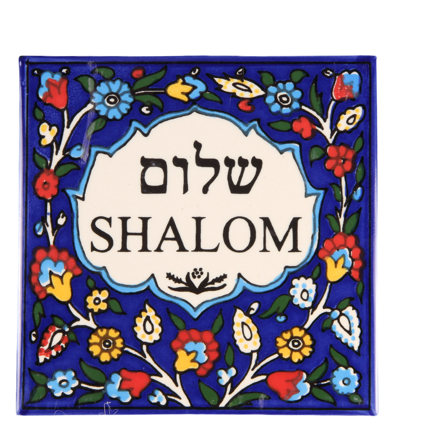Armenian ceramic hanging Tiles - Blessings / large