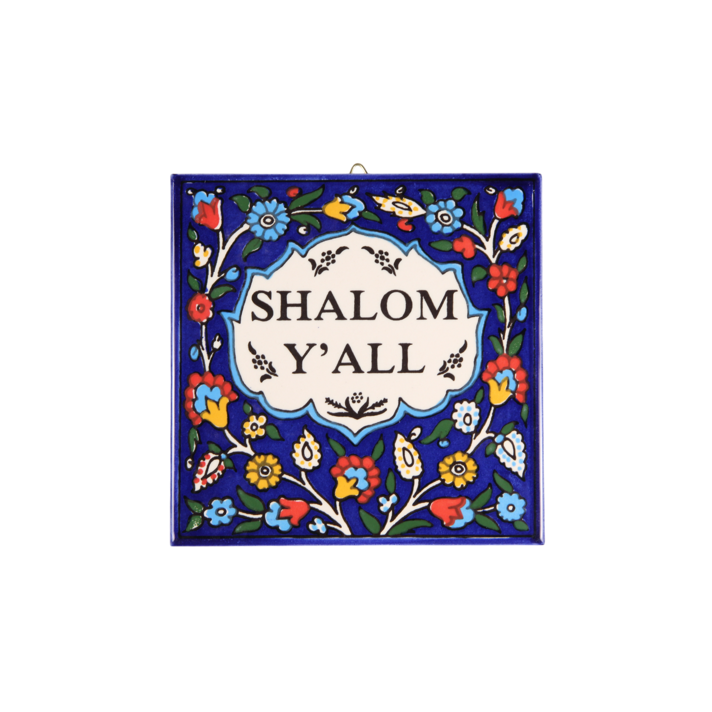 Armenian ceramic hanging Tiles - Blessings / large