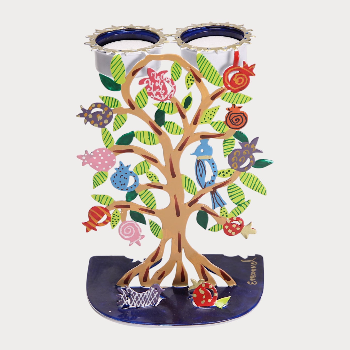 Candlestick Emanuel - Pomegranate Tree