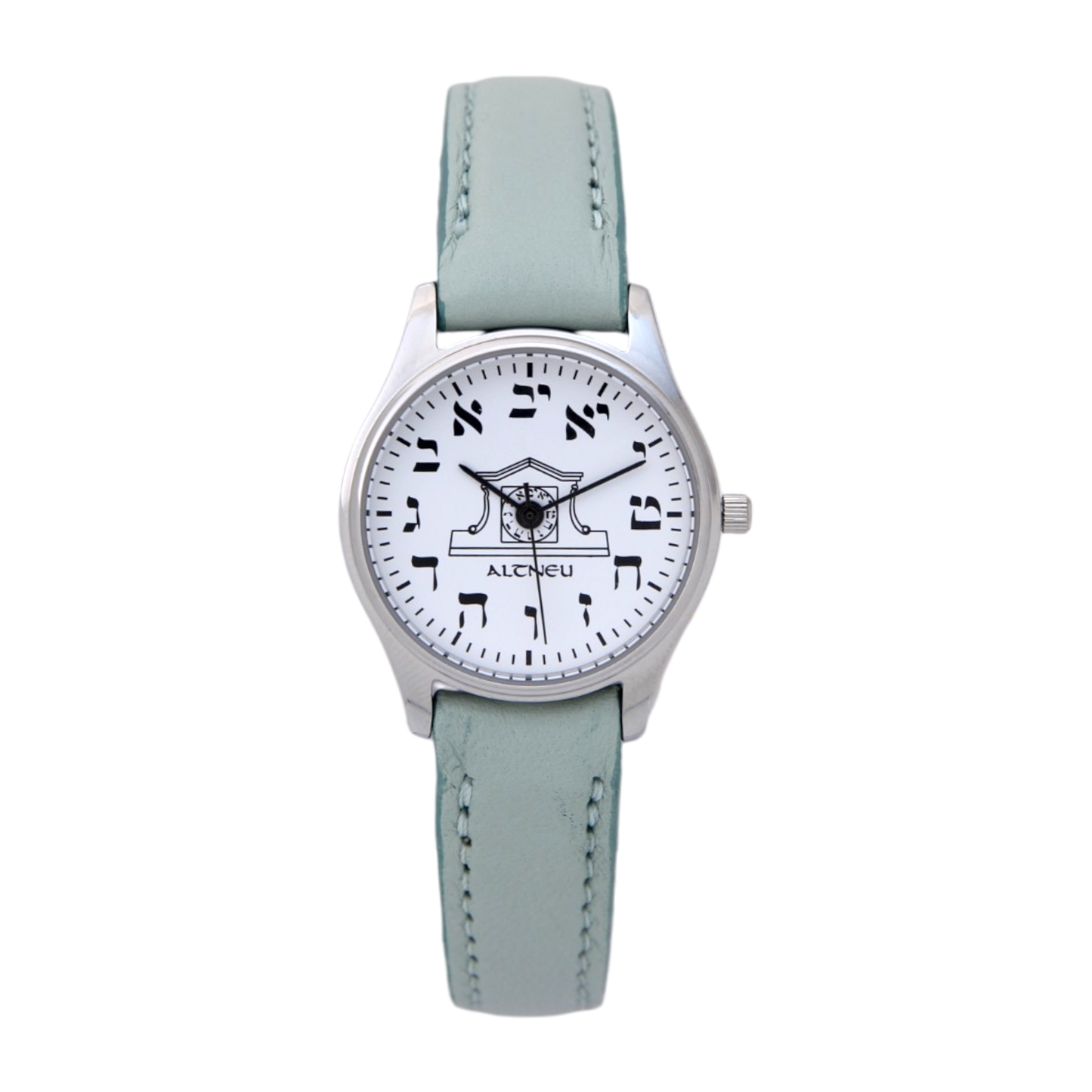 Womens Altneu Hebrew backwards watch - Light Green