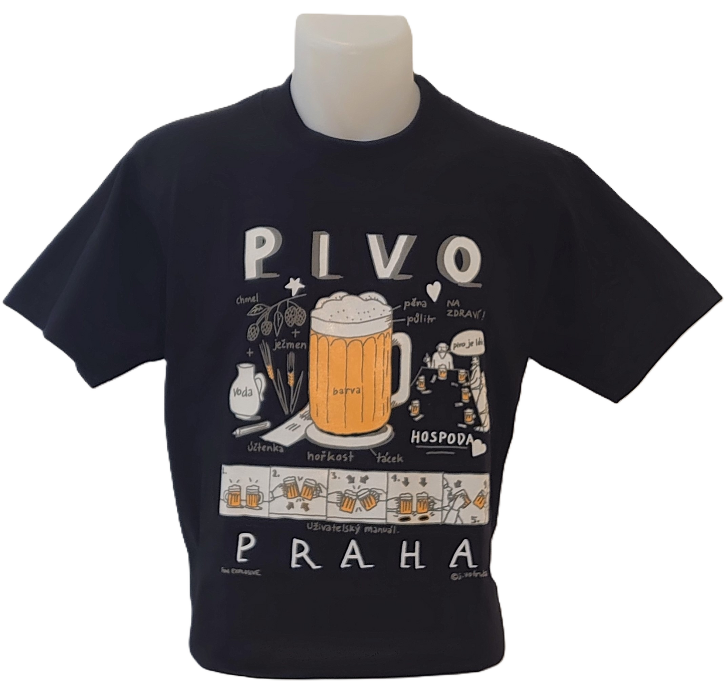 T-shirt Prague Beer