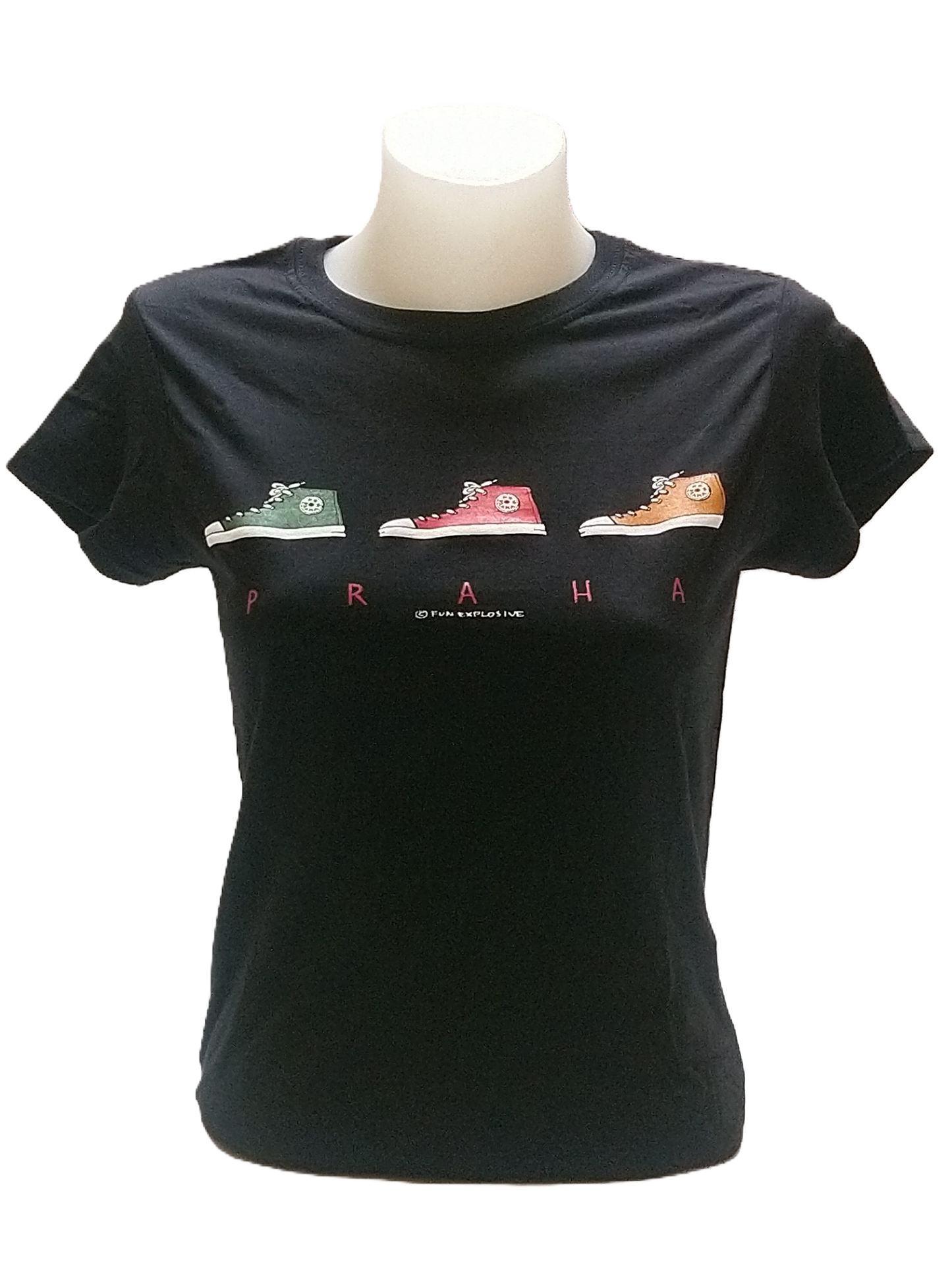 Women’s Black T-shirt Shoes