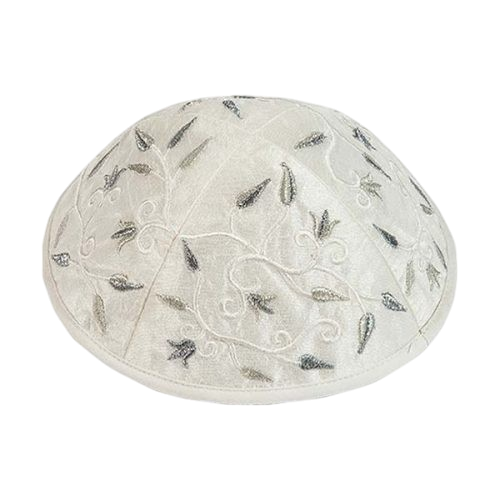 Tallit Set Emanuel - Silver Flowers