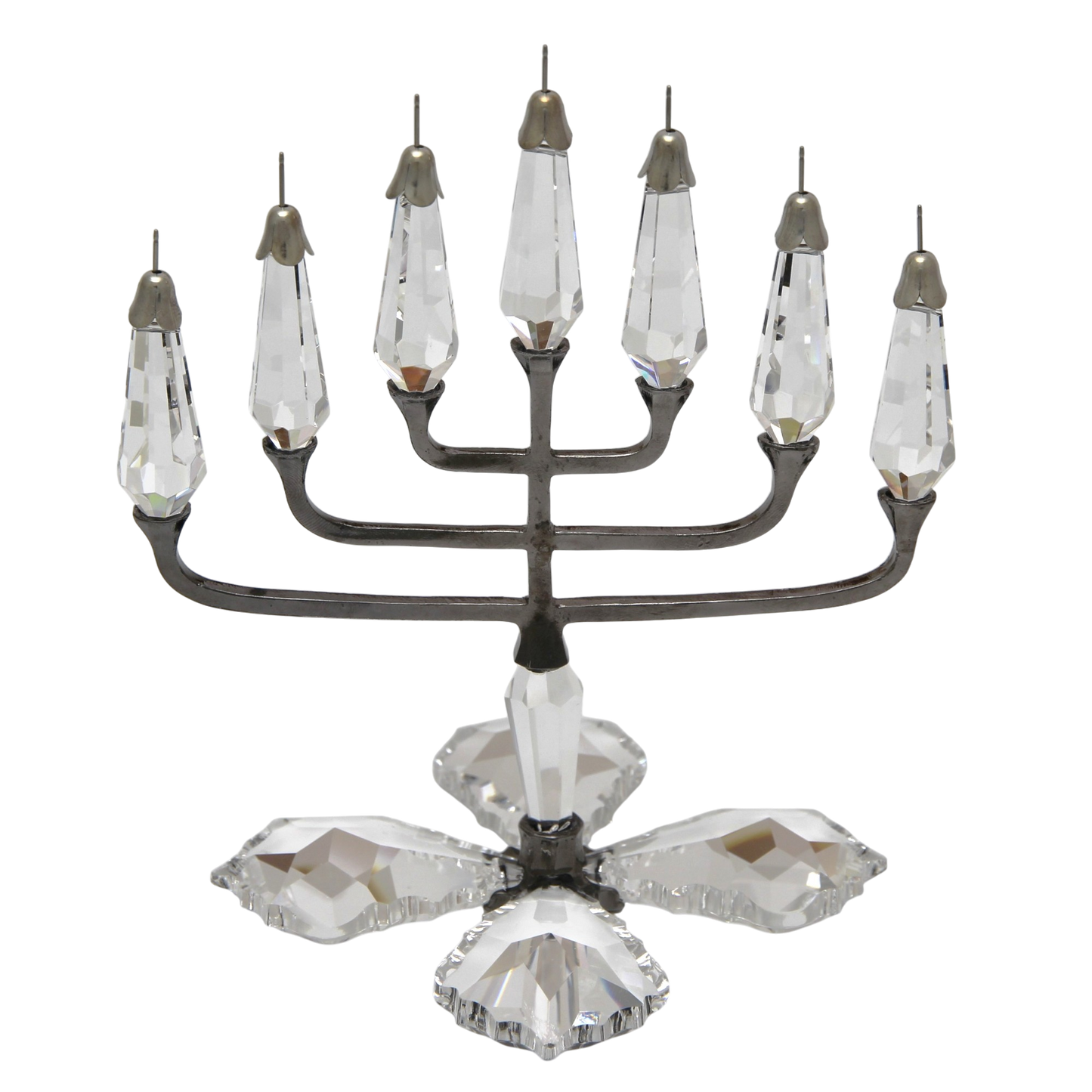 Křišťálová Menora - Antracit