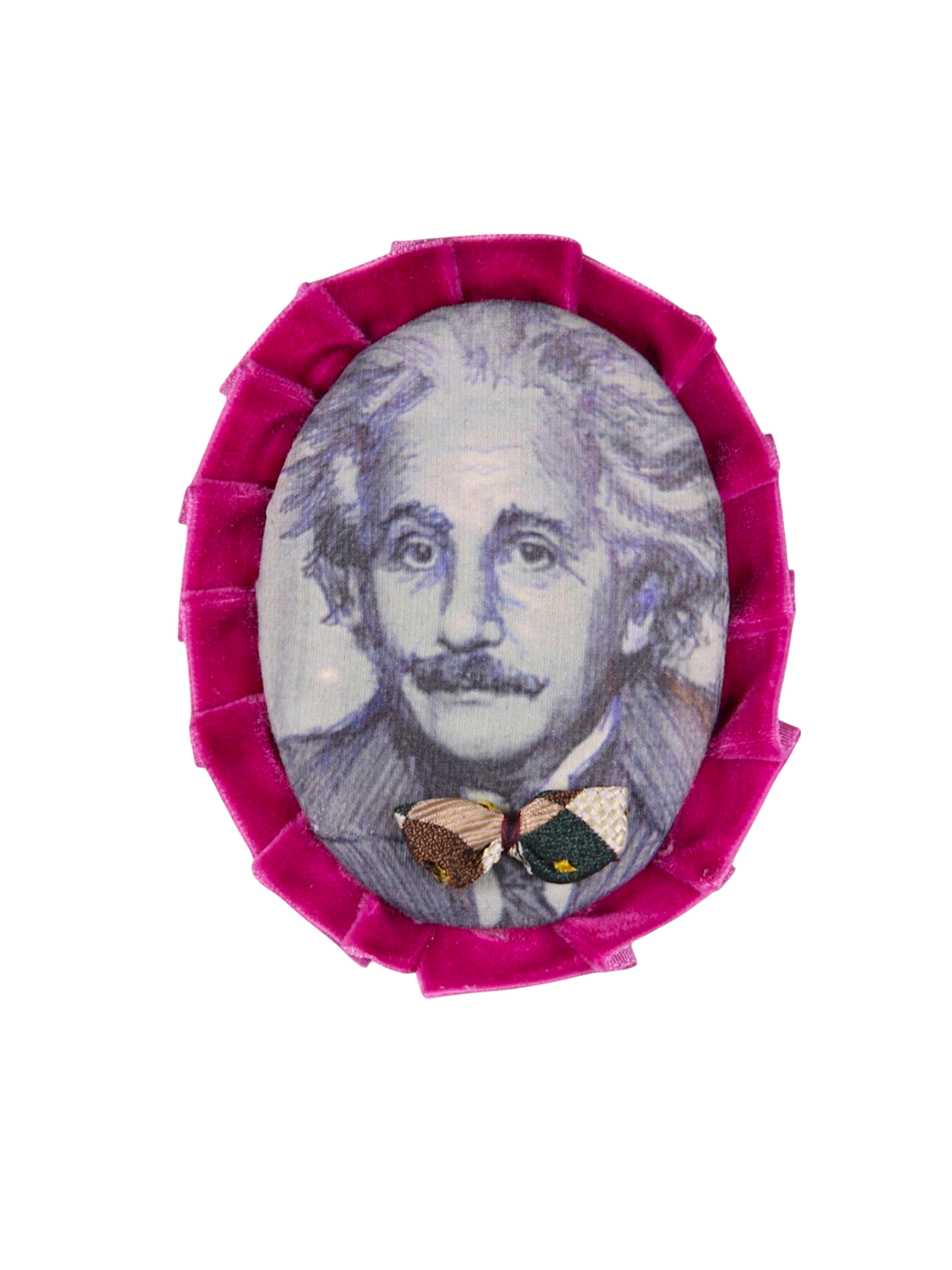 Textile Brooches - Prague personalities
