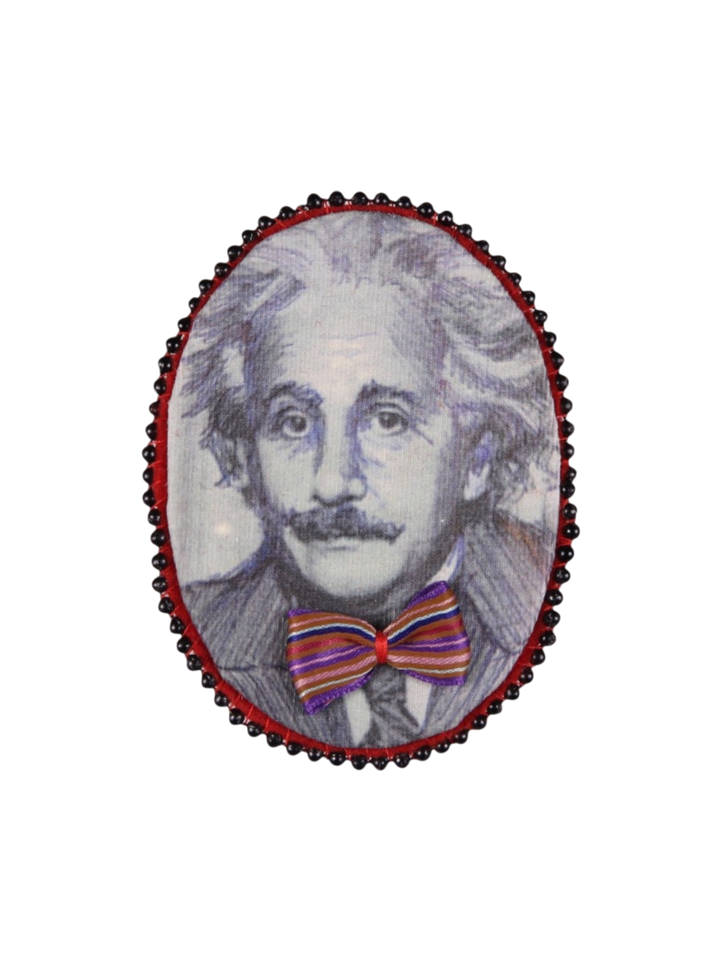 Textile Brooches - Prague personalities