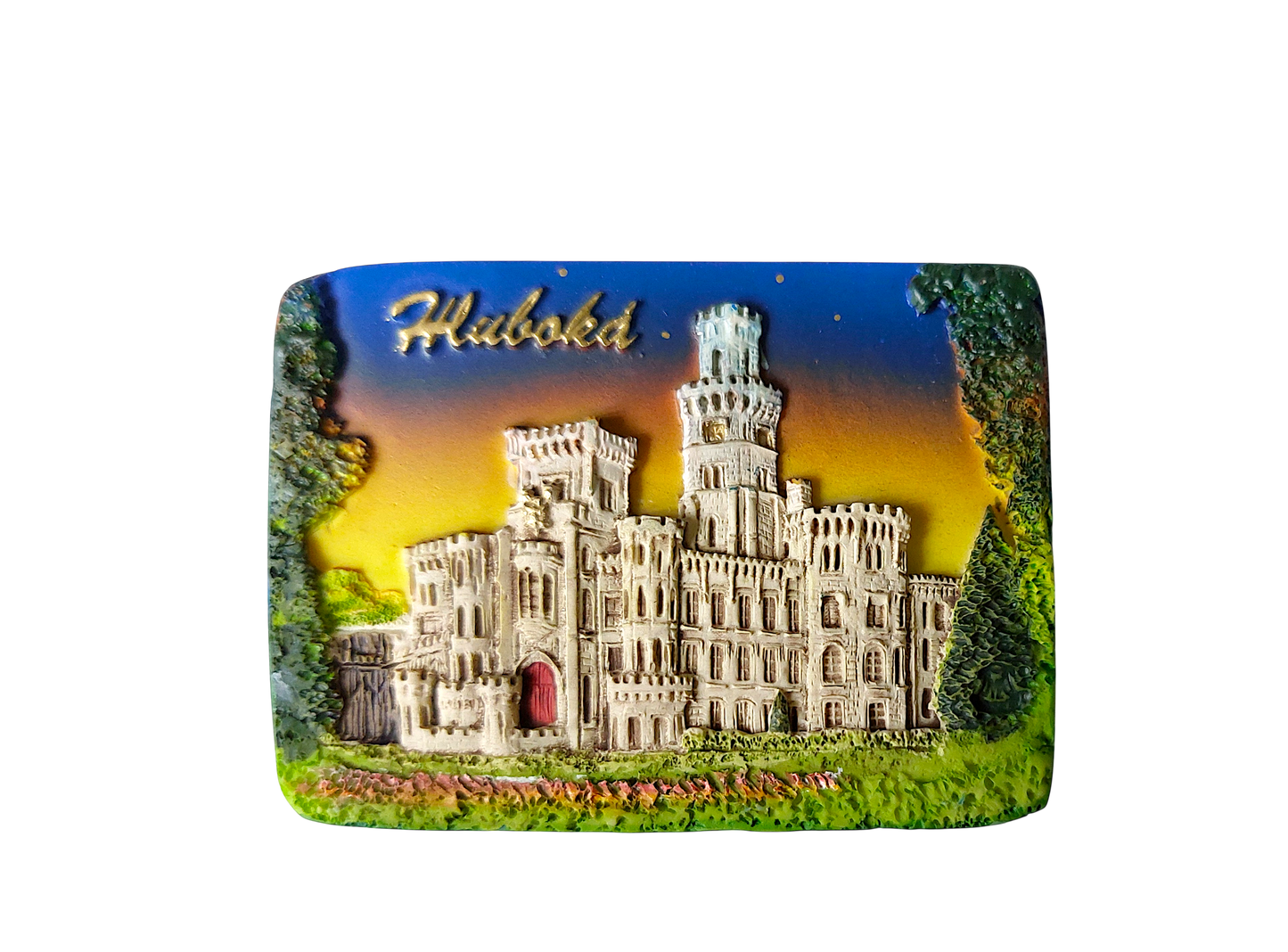 Ceramic Magnet - Hluboká Castle