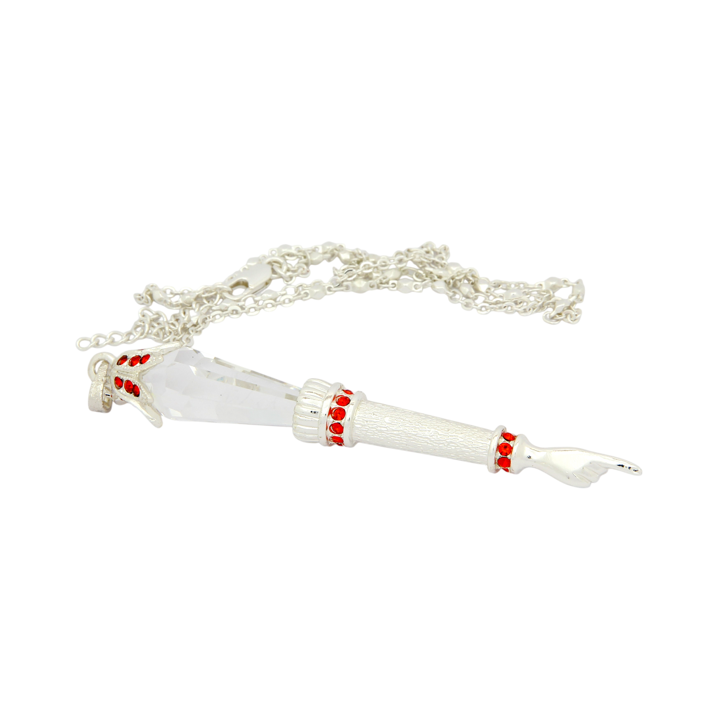 Crystal Torah Pointer Small - Silver plated - Hyacinth