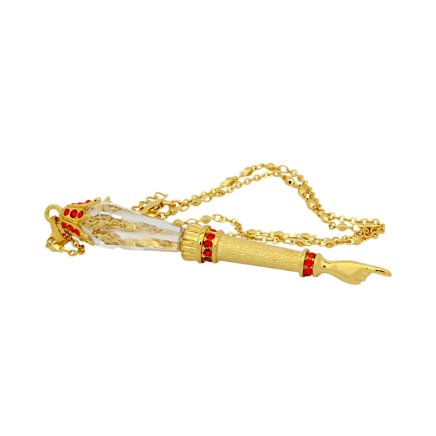 Crystal Torah Pointer Small - Gold plated - Hyacinth