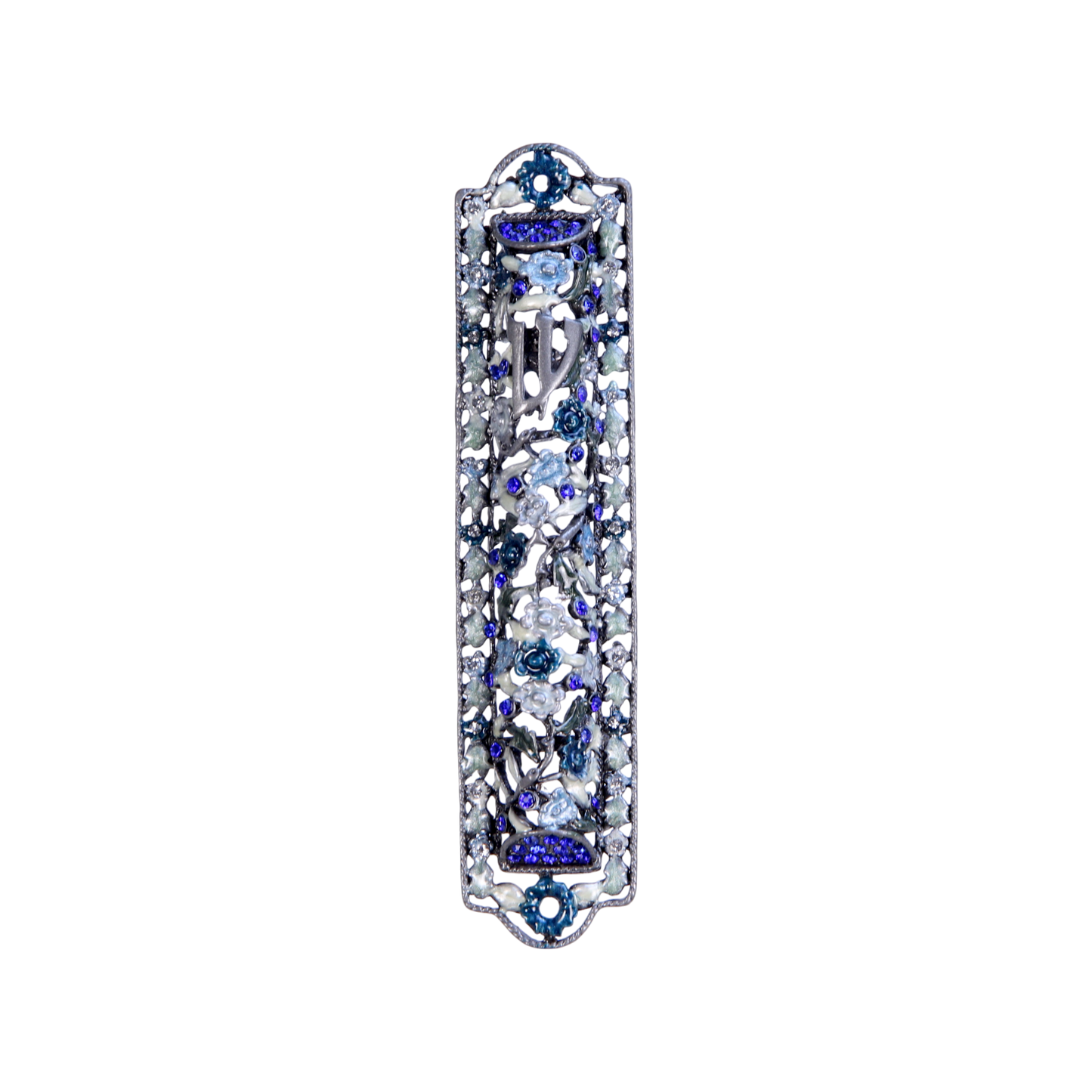 Gems Mezuzah - Roses