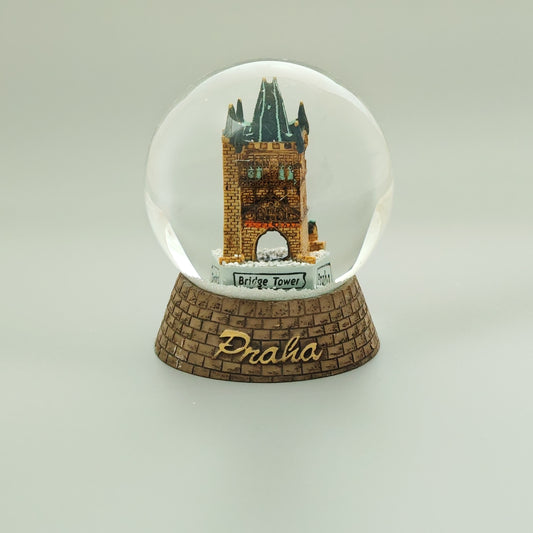 Snow Globe - Old Town bridge tower - small