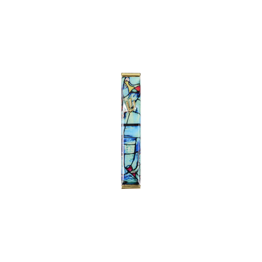 Marc Chagall Mezuzah - Medium - Turquoise