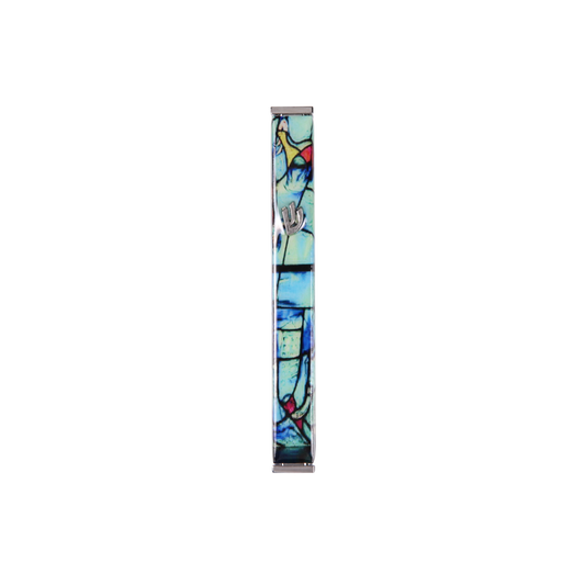 Marc Chagall Mezuzah - Large - Turquoise
