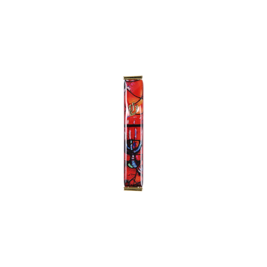 Marc Chagall Mezuzah - Medium - Red