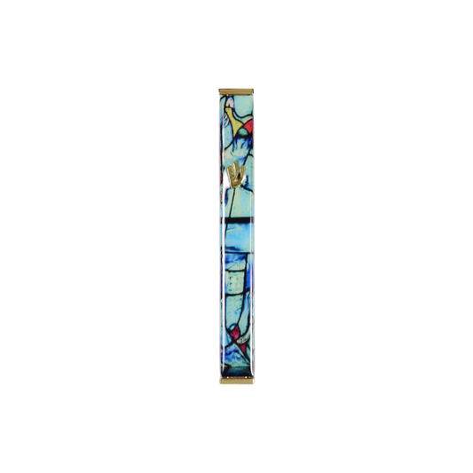 Marc Chagall Mezuzah - Large - Turquoise