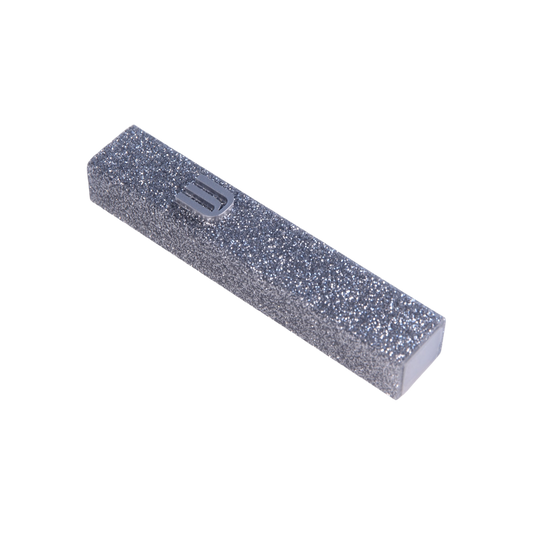 Perspex Mezuzah - Silver glitter