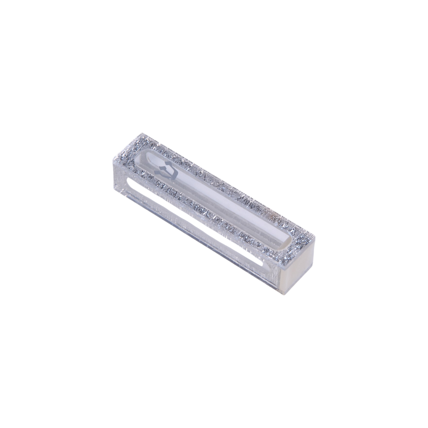 Perspex Mezuzah - Transparent with Shin