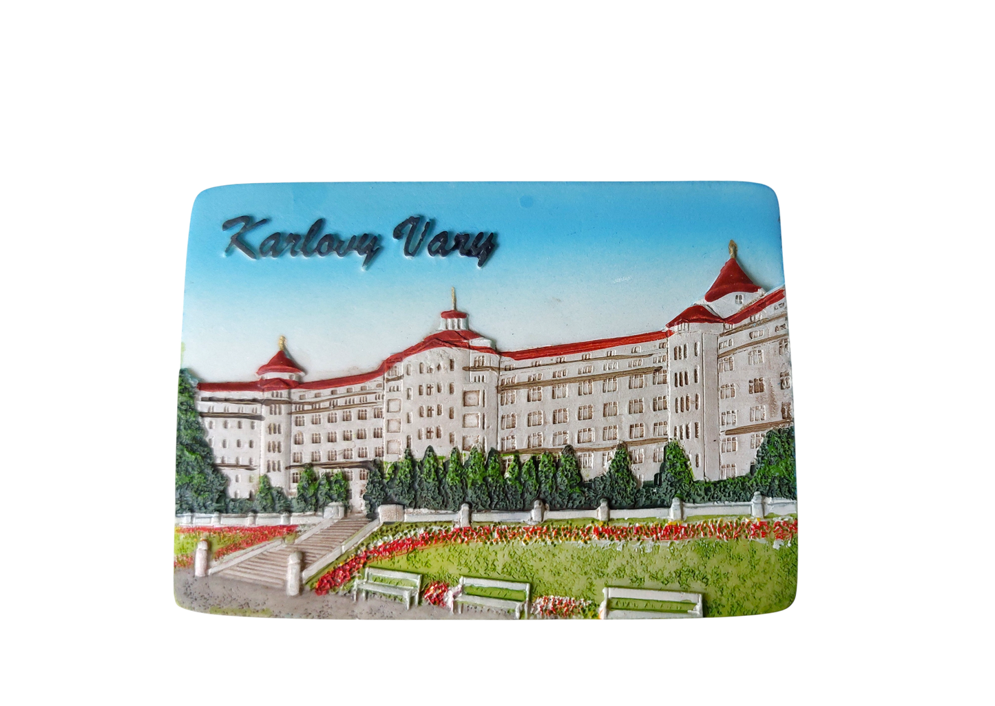 Keramický magnet - Karlovy Vary - Hotel Imperial