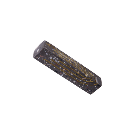 Terrazzo Mezuzah - Grey