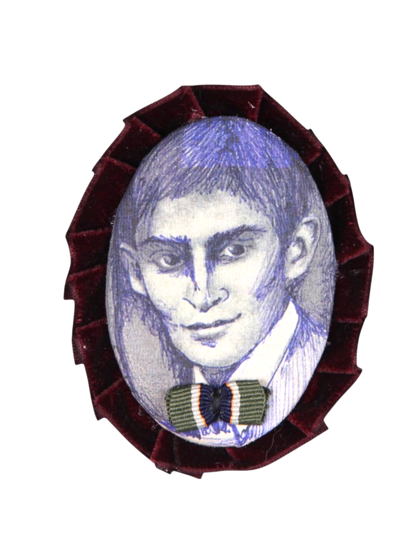 Textile Brooches - Prague personalities