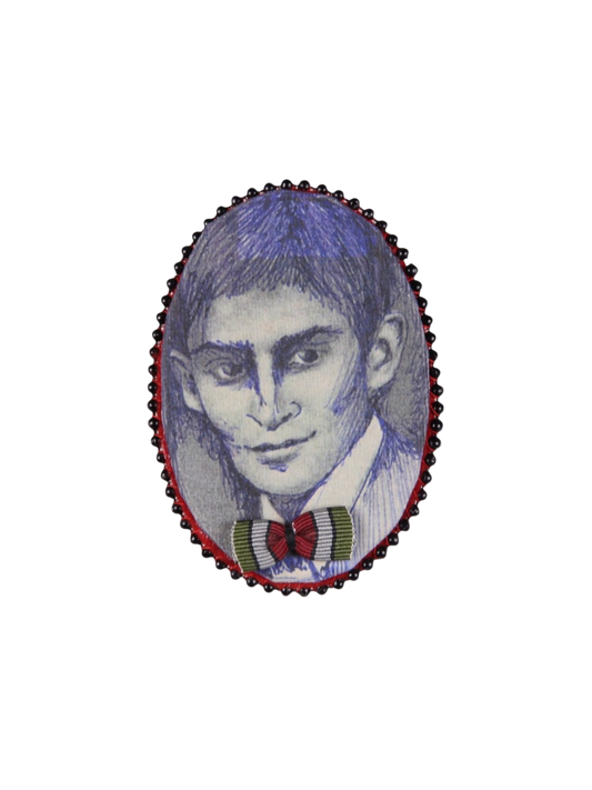 Textile Brooches - Prague personalities