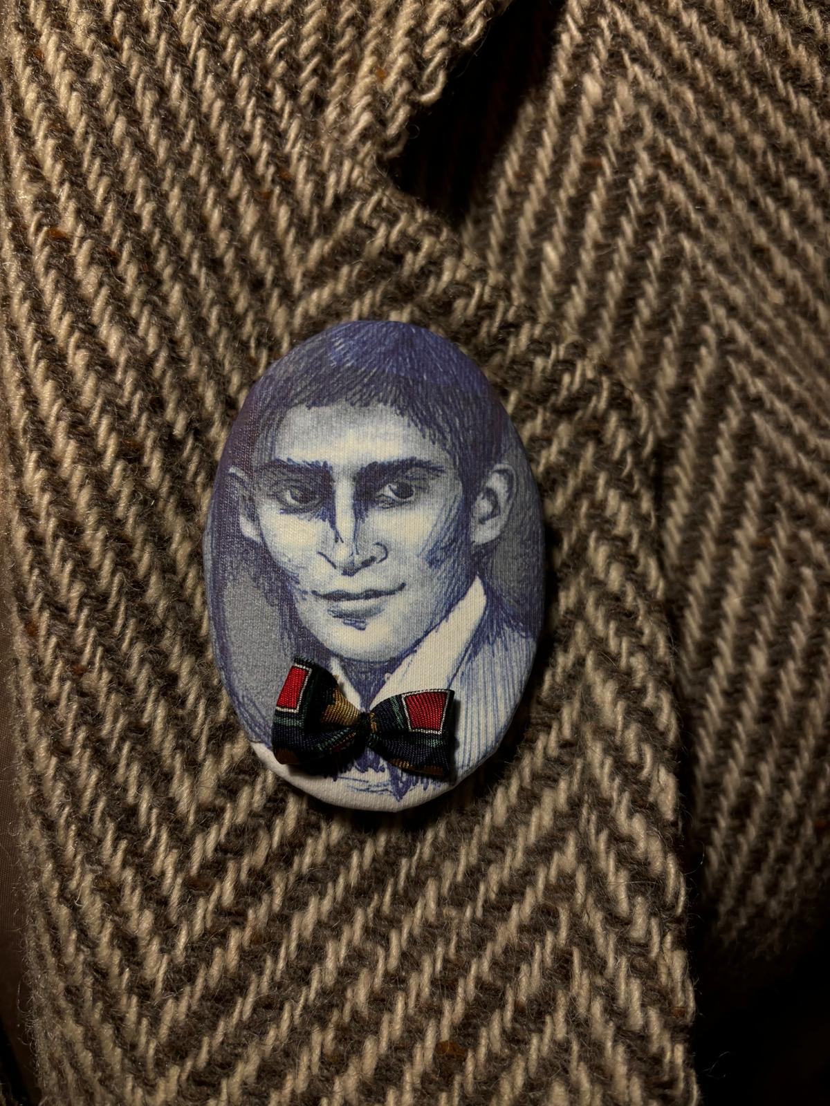 Textile Brooches - Prague personalities