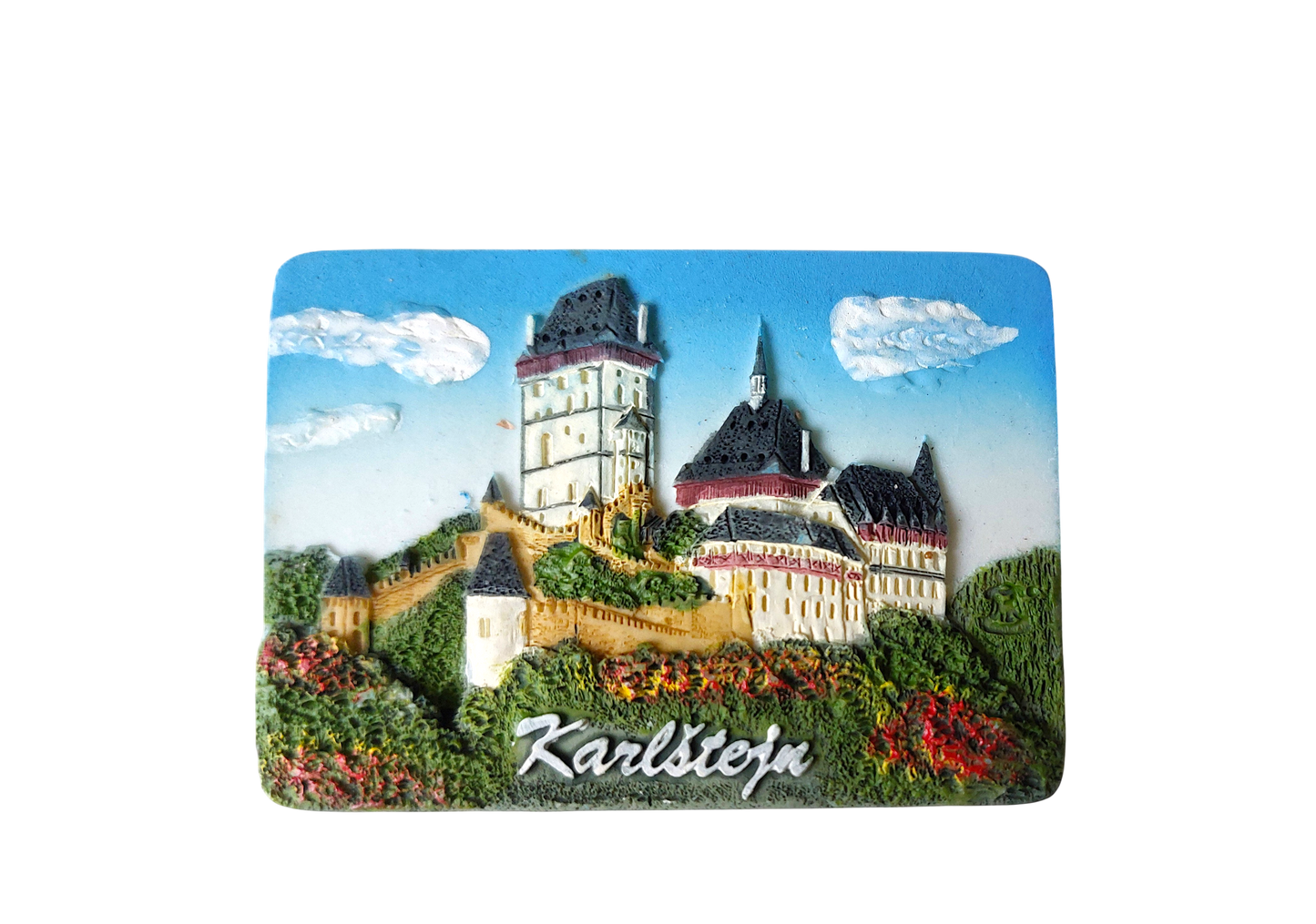 Keramický magnet - Karlštejn