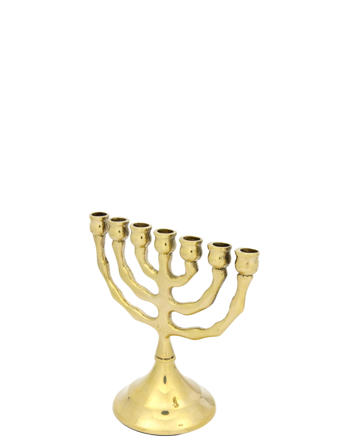 Klasická mosazná Menora - malá (11 cm)