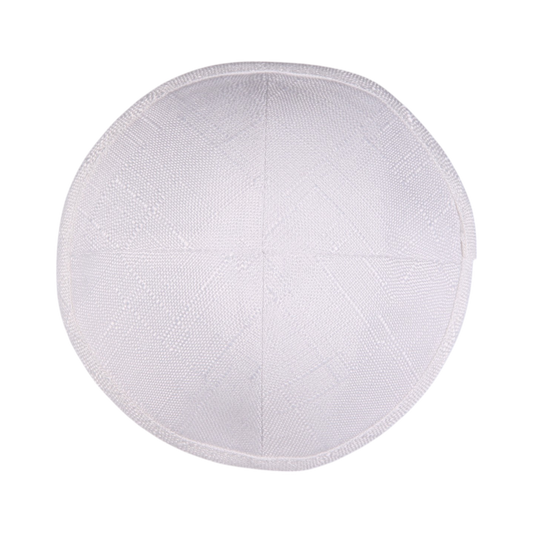 Linnen Kippah - White