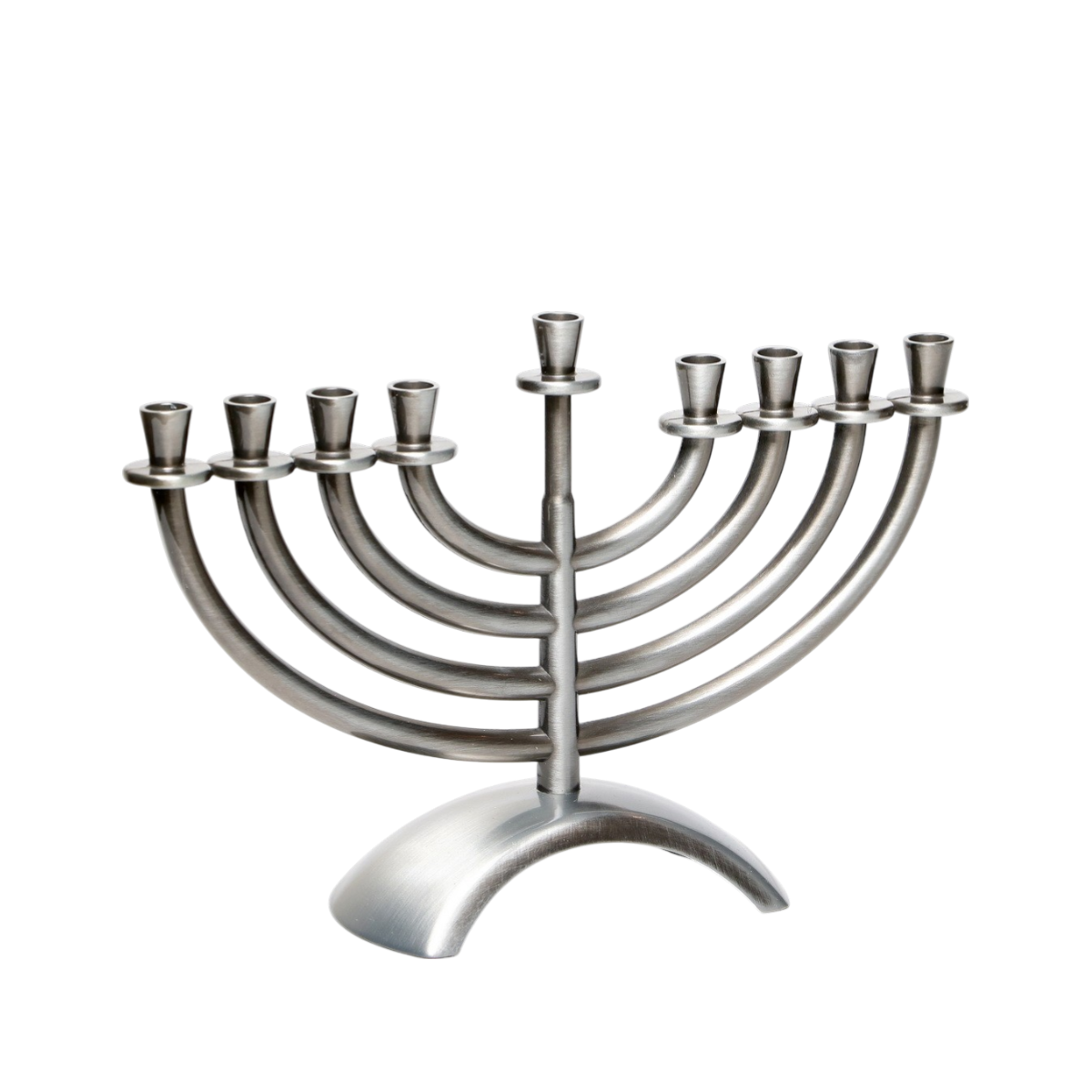 Chanukiah Menorah "Tree" Pewter finish