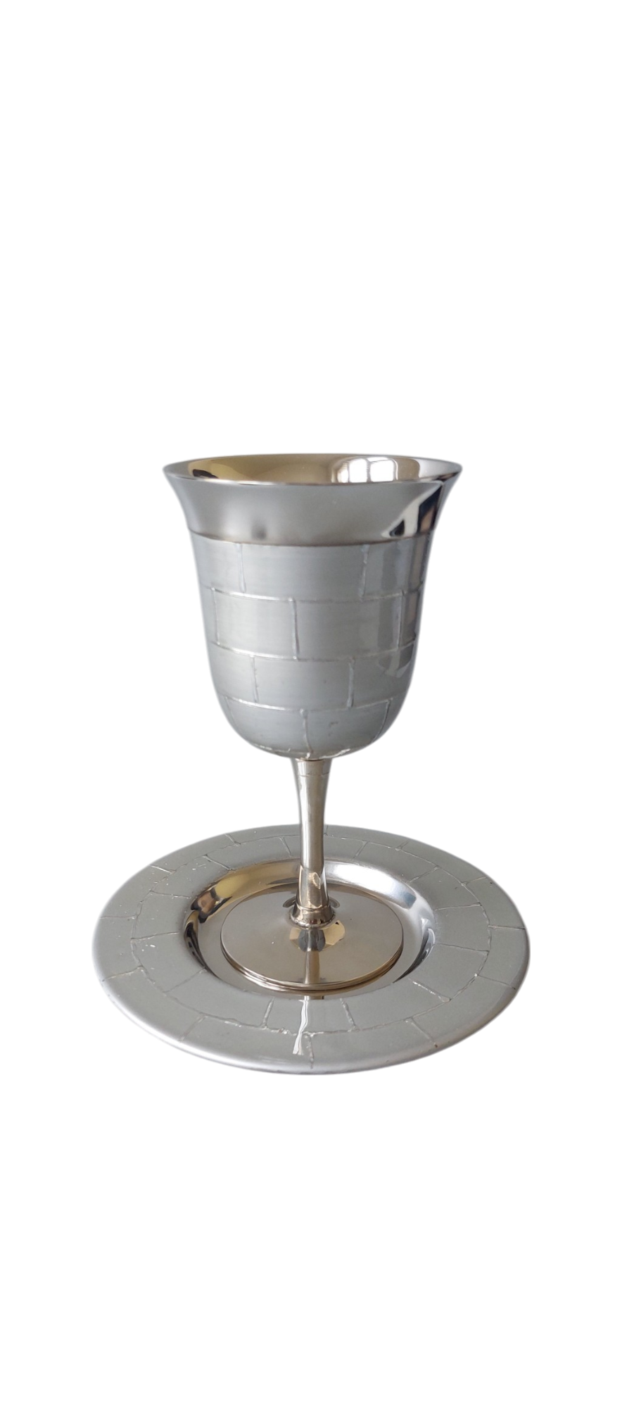 Kiddush Cup - Silver Western Wall