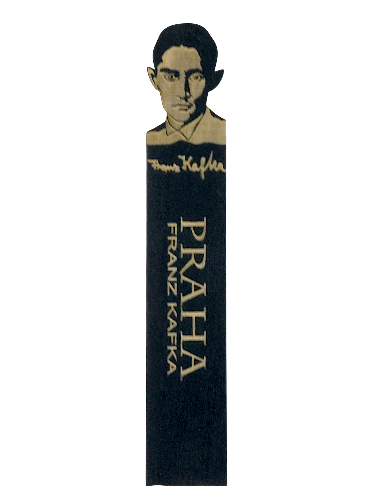 Wooden Bookmark - Franz Kafka