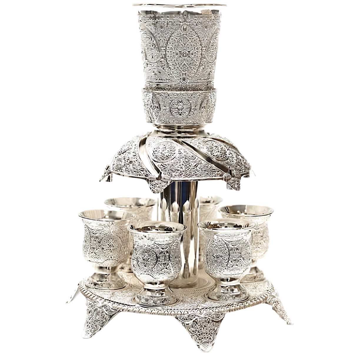 Silver Plated Filigree Wine Divider