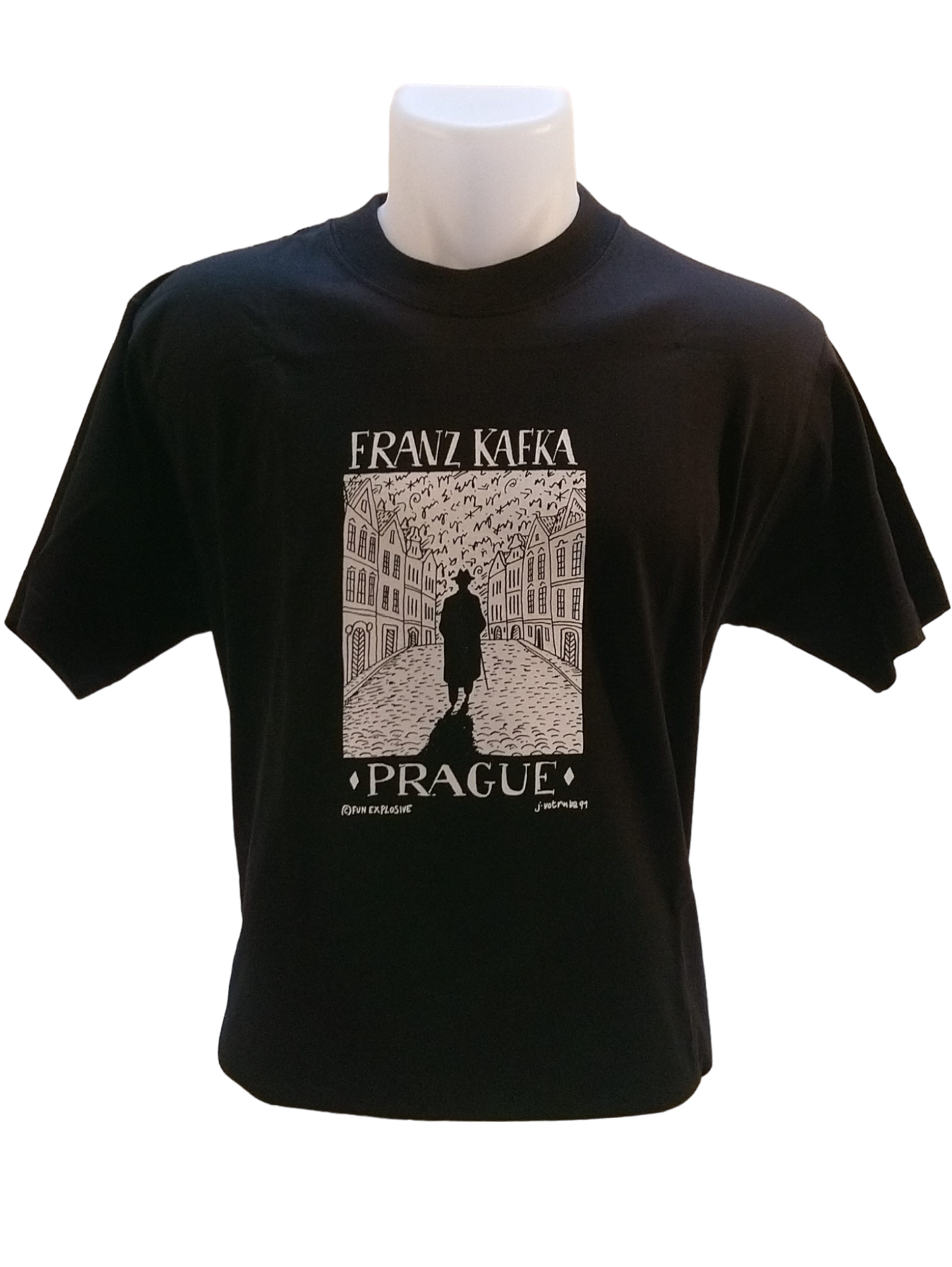 Franz Kafka T-Shirt Black/White