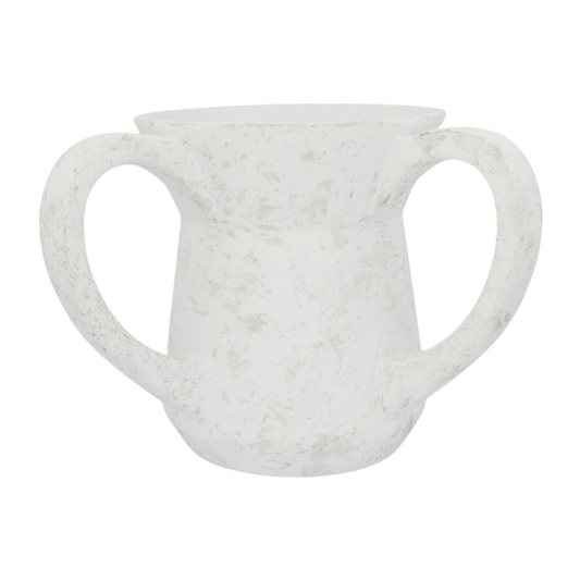 Polyresin Washing Cup - Marble Golden