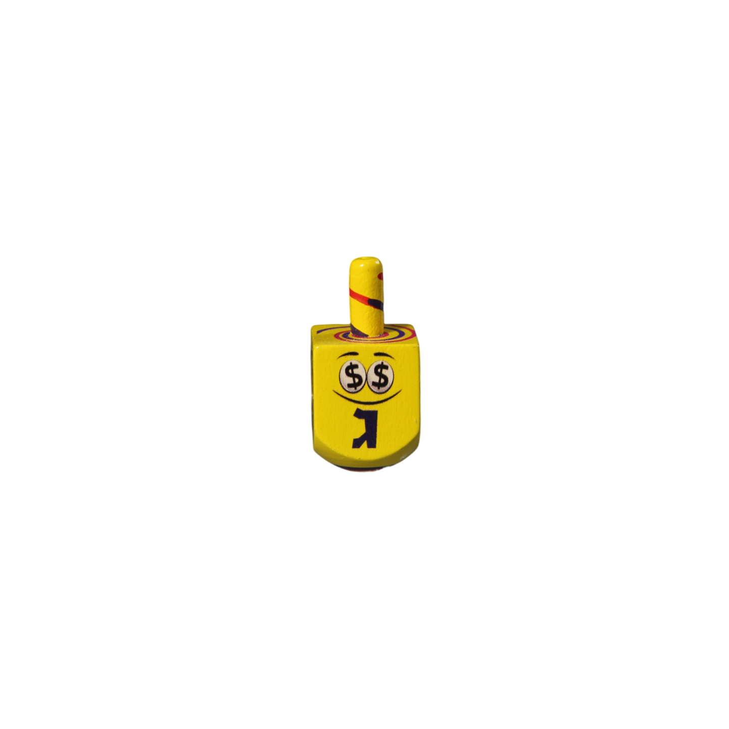 Wooden Dreidel - Emoji