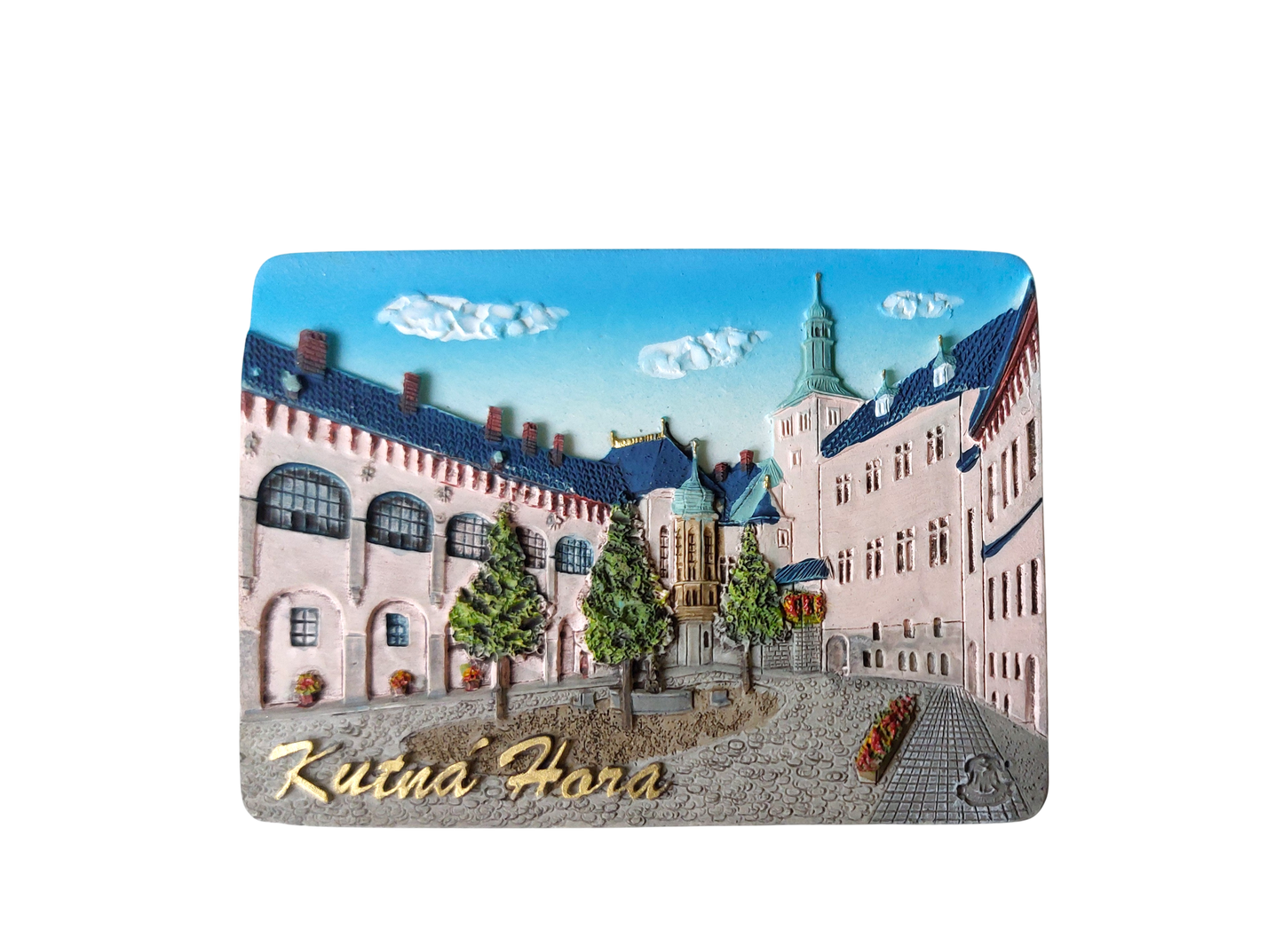Ceramic Magnet - Kutná Hora - Italian Court