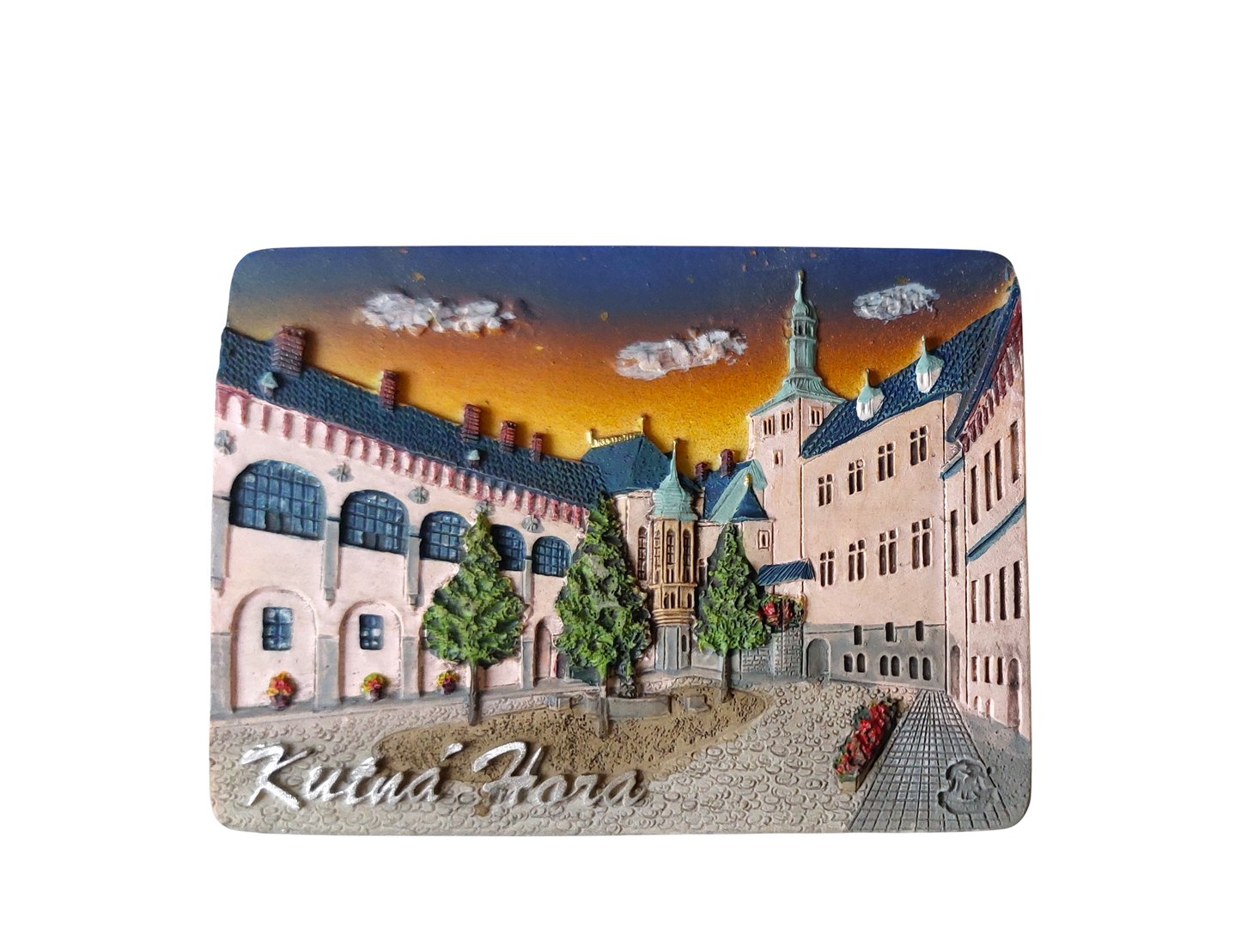 Ceramic Magnet - Kutná Hora - Italian Court
