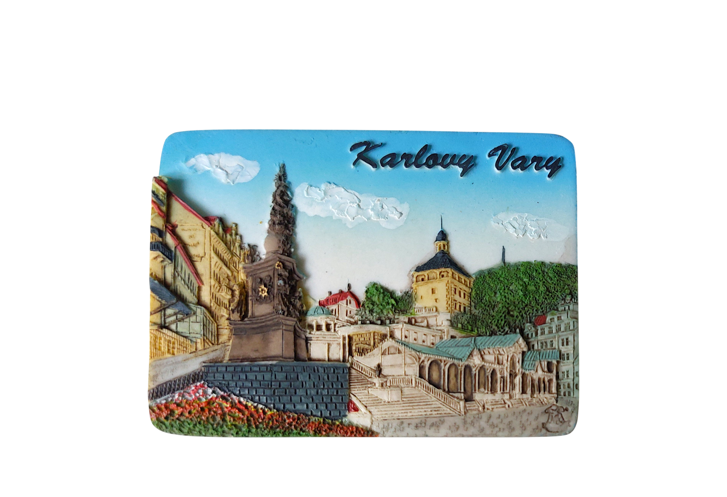 Ceramic Magnet - Karlovy Vary - Castle Colonnade