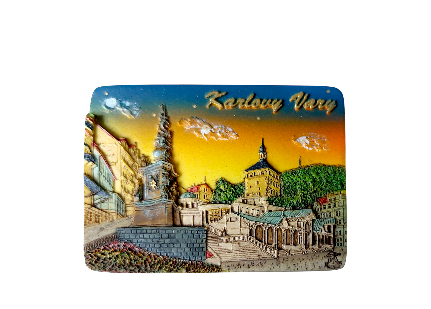 Ceramic Magnet - Karlovy Vary - Castle Colonnade